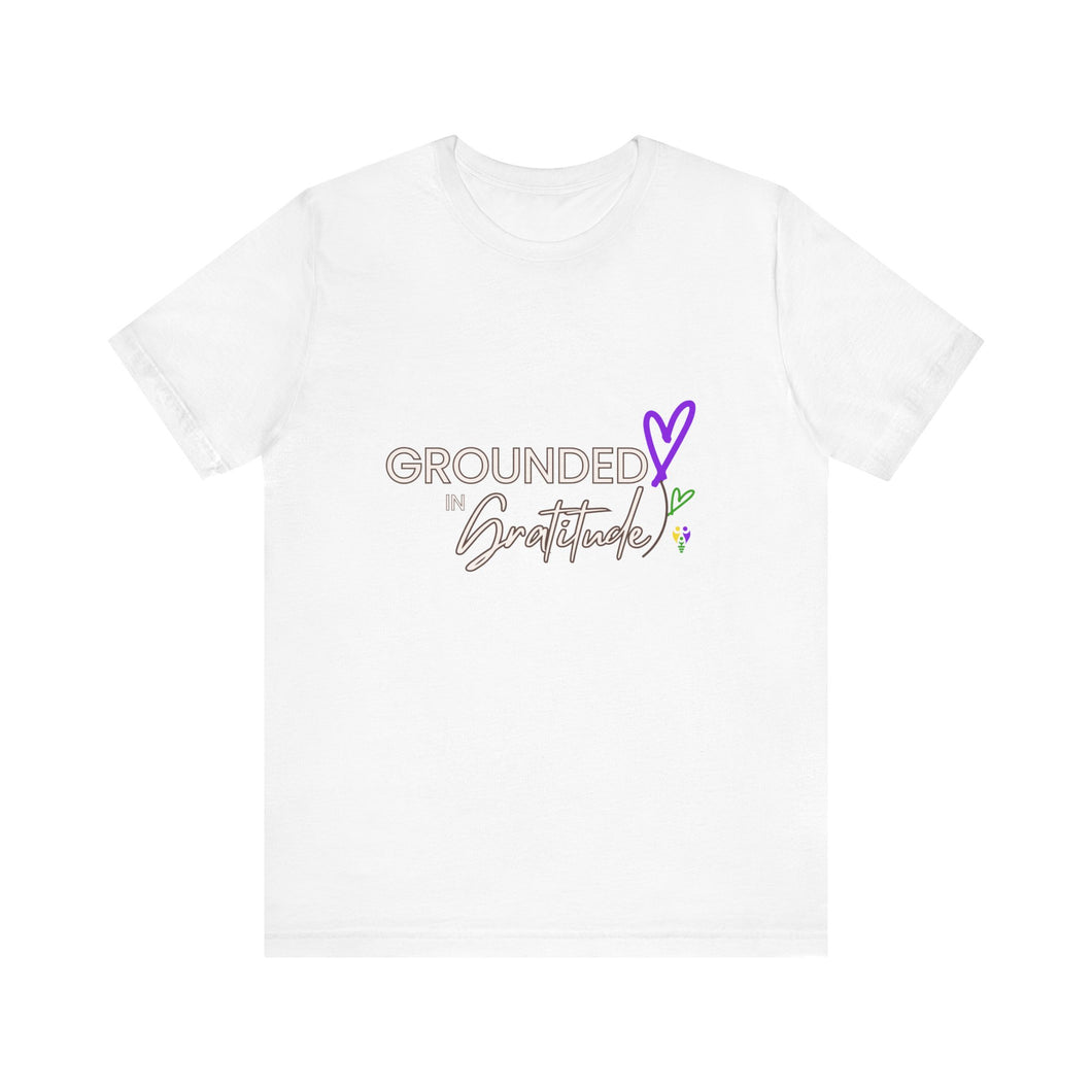 Gratitude Unisex Jersey Short Sleeve Tee