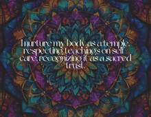 Load image into Gallery viewer, Holistic Living Affirmation Deck